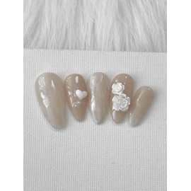 (3+1) Blia handmade nail tips - round / (3+1) 블리아 수제네일팁 - 라운드