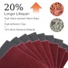 6" x 9" Gray & Maroon General Purpose Scuff Pads,