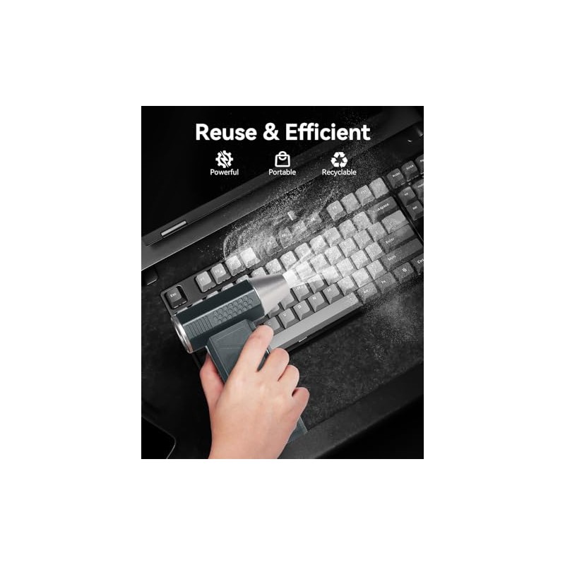 Electric Air Duster for Electronics, Computer, Keyboard, Car