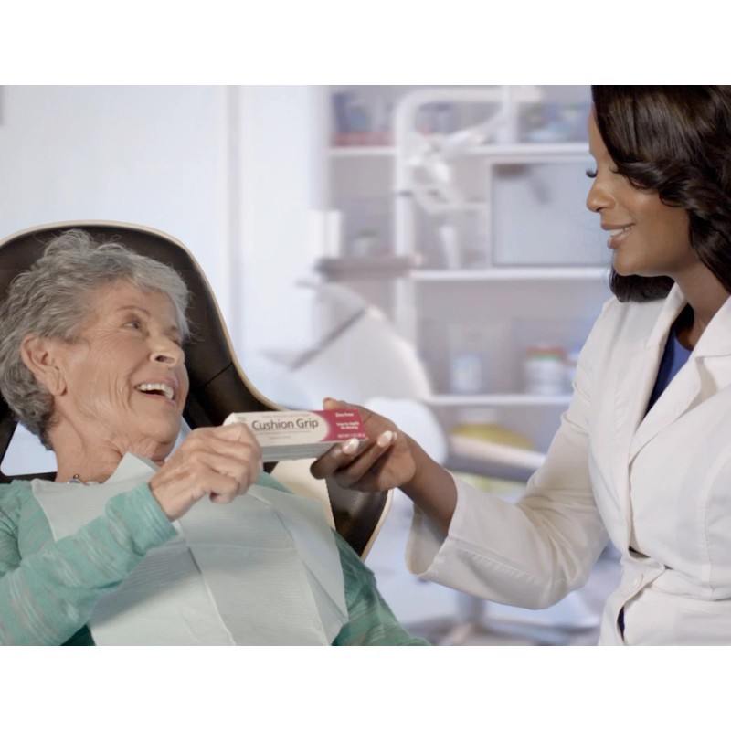 Cushion Grip Thermoplastic Denture Adhesive 1 Oz - 100% Waterproof