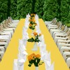 12 Pack Yellow 54 x 108 Inch Disposable Plastic Tablecloths
