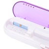 ZL‑08L UV LED Toothbrush Holder Cleaner Portable Ultraviolet Toothpaste CleanerPurple