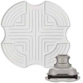 Air Fryer Trivets Silicone for Ninja Crispi, Airfryer Accessories Hot Pads Potholders Heat-Resistant Mats Fit Ninja FN101GY | FN101SG | FN101ST White