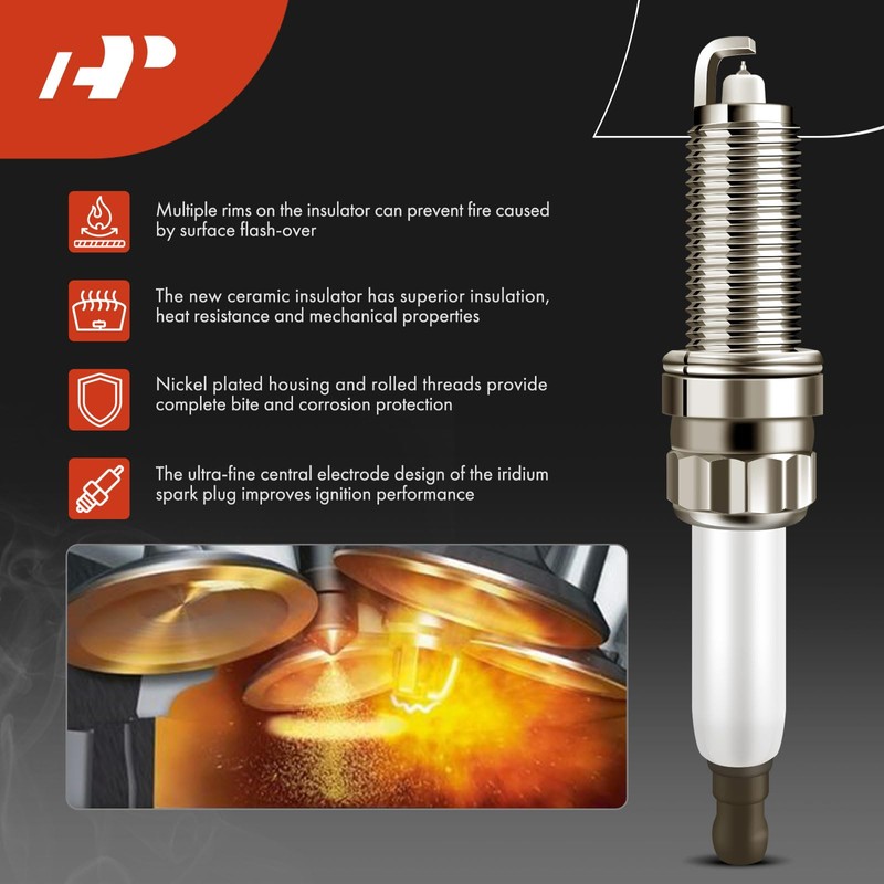 A-Premium Ignition Coil Pack and Iridium Spark Plugs