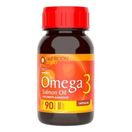 Capsulas Omega 3 Salmon Oil 90 Capsulas 1000mg Nutricion2000 Sabor Natural