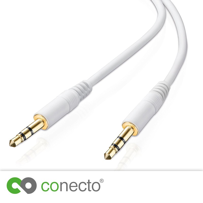 Conecto Audio Stereo Aux Connection Cable, Jack / Jack 3.5