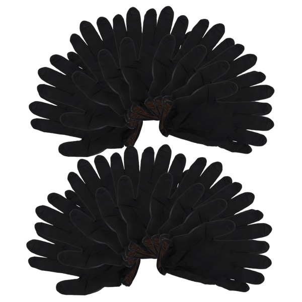 ULTECHNOVO 100pcs Food-grade Reusable Butyronitrile Gloves for Kitchen and Household