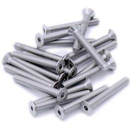 M6 (6mm x 16mm) Hex Socket Countersunk Machine Screw (Bolt) - Stainless Steel (A2) (Pack of 20)