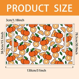 ORIGACH Orange Golf Cart Seat Covers, Comfortable Cooling Golf Cart Blanket Towel, 100% Microfiber, Fits EZGO, Club Car, and More 2-Seat Golf Carts, 51x31inch