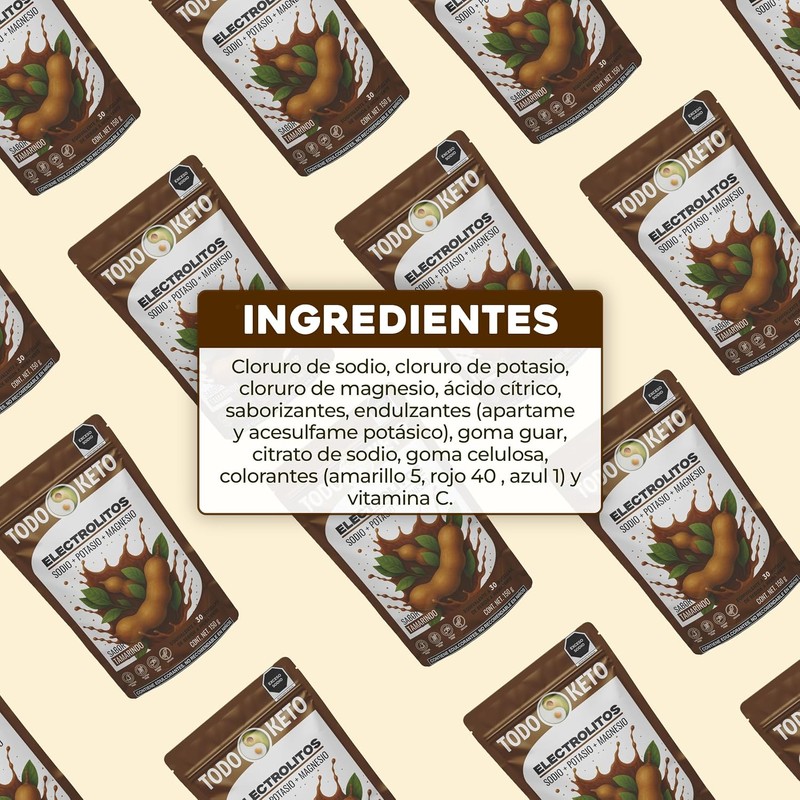 TODO KETO Electrolito Polvo Sin Azúcar (150g) - Paquete de