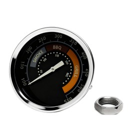 Smoker Thermometer Gauge for Oklahoma Joe's Smoker, Most 13/16-inch Opening Charcoal Grills & Charcoal Smokers, 3695528R06, Stainless Steel