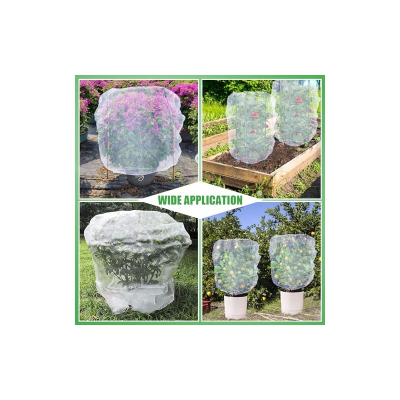 6 Pack Bird Netting for Garden Protection - 3.3x5FT Size