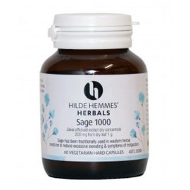 Hilde Hemmes Buy Hilde Hemmes Herbals Sage 1000mg 60 Capsules Online | Chempro Chemists