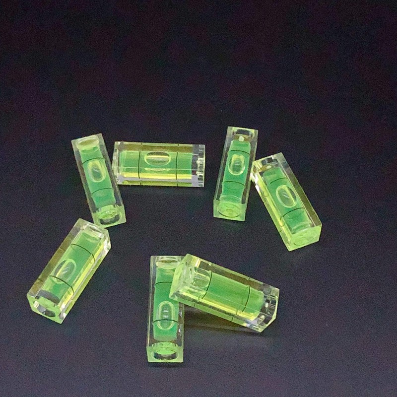 11 pcs Mini Bubble Spirit Level , 10x10x29mm Square Picture