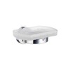SMEDBO Holder with Glass Soap Dish, Polished Chrome HK342 Home