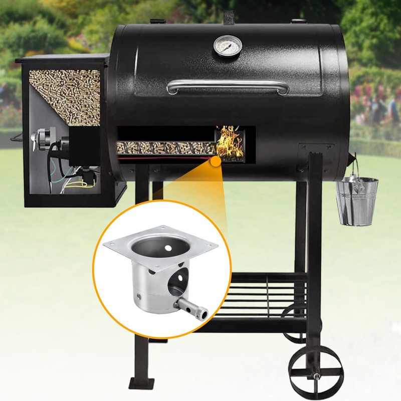 GasSaf Stainless Steel Fire Burn Pot Replacement for Traeger and