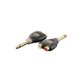 2p Jack male/ 2x RCA F adapter resistor= 10kOhm