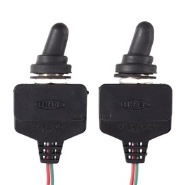 Waterproof toggle switch ON-OFF IS-401WP simple waterproof type (hex nut, waterproof cap and rubber gasket included) 2 piece set