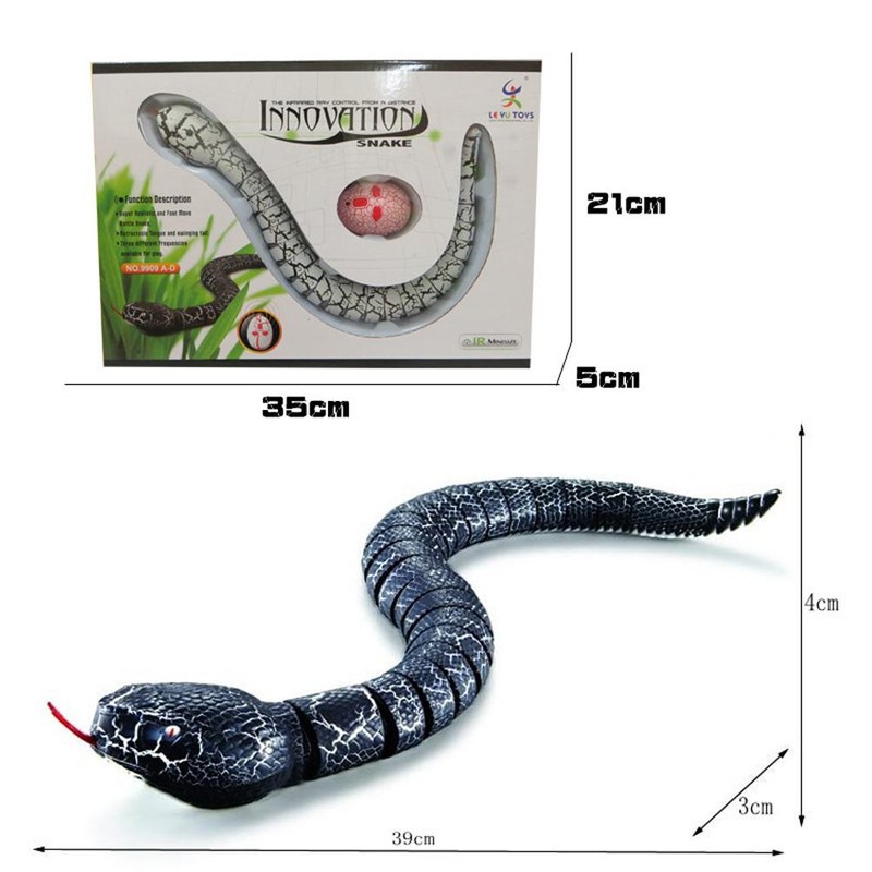 Infrared Remote Control Snake Toy Simulation Fake Snake Toy Scary