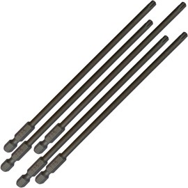 T25 x 6" Torx/Star Drive Quick Change Shank Bit for Screws and Fasteners Requiring T25 Size Long Bits (5 PacK)