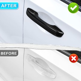 Alicatong Door Handle Cover Fits 11th Civic, Handle Protection Exterior Accessories Compatible with Civic 2022-2026, Accord 2023-2026, CR-V/HR-V 2023-2026, Glossy Black