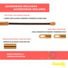 Anguila Max - BI-Nylon-Einzelfaser-Kabeleinziehhilfe, 22 m, 4mm, Kombi-Endstücke, lachsfarben