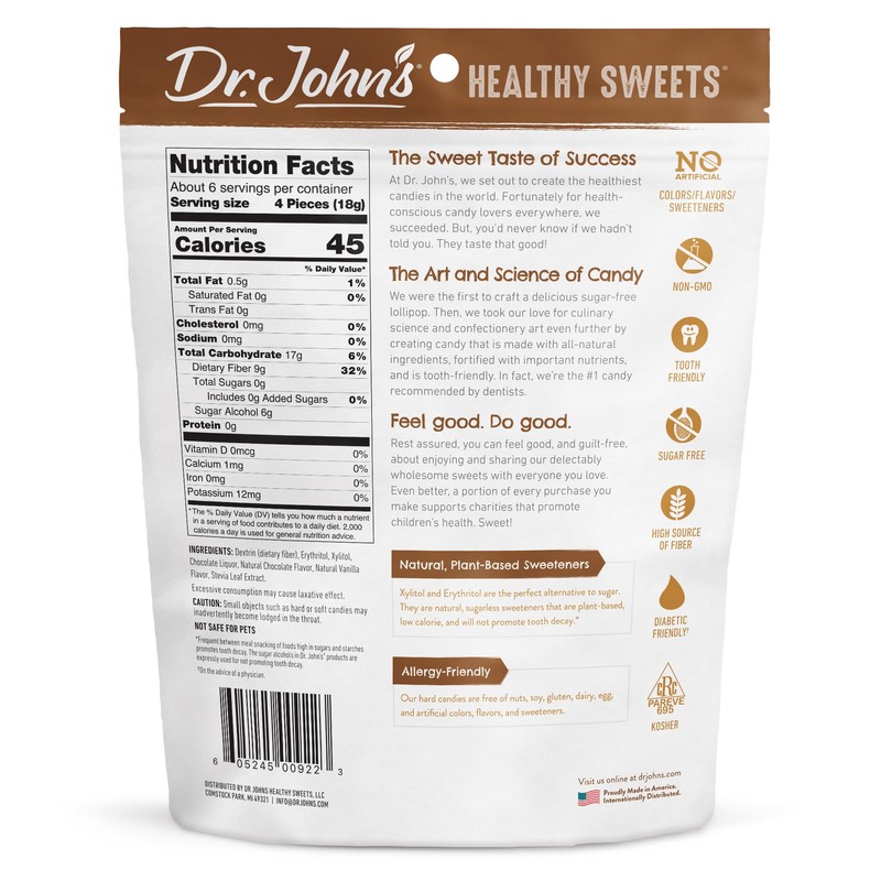 Dr. John’s Sugar Free Candy, Healthy Hard Candy with Zero