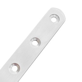 4 PCS Stainless Steel Flat Fixing Mending Brackets with Screws – Flat Repair Plates for Furniture, Wood, and Shelves (195mm)