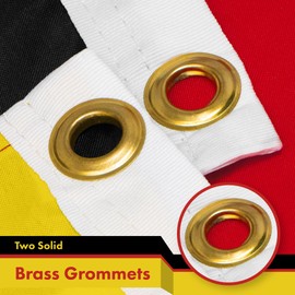 G128 Germany German Flag | 3x5 Ft | LiteWeave Pro Series Printed 150D Polyester | Country Flag, Indoor/Outdoor, Vibrant Colors, Brass Grommets, Thicker and More Durable Than 100D 75D Polyester