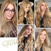 Pelucas Natural Rubia Cosplay Largas Rizada Para Mujer Dama
