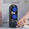 Desktop Tower Fan Profesional Efficient Stepless Speed Adjustable Dual Turbine