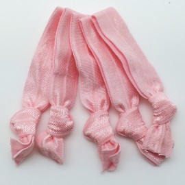 PEPPERLONELY Brand 20PC No Crease Elastic Hair Ties - Light Pink