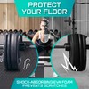 Yes4All Interlocking Exercise EVA Mat Floor Protector (120 Square Feet