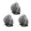 CKMOVA FW-1 Furry Windscreen Dead Cat for Lavalier Microphones 3-Pack