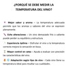 Termómetro Digital Infrarrojo Portátil Para Vino Y Cocina