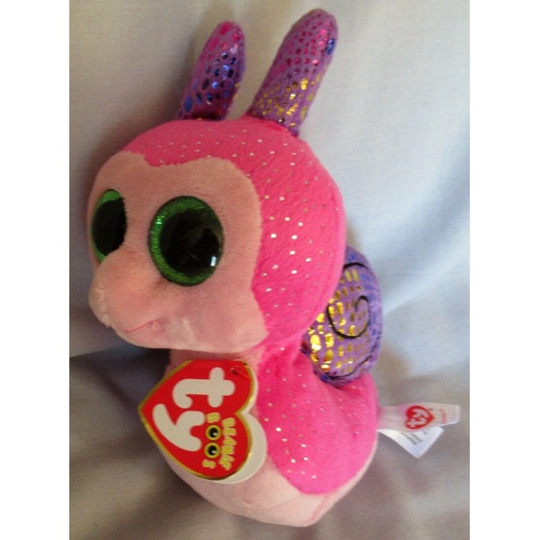 Scooter The Snail - T-Y Beanie Boos 6" (Glitter Eyes)