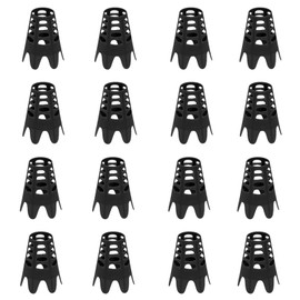 Ruyshu Golf Simulator Tees, Plastic Indoor Golf Mat Tees for Winter Turf and Driving Range (Black)