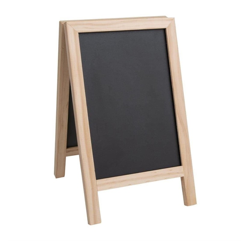 Olympia Mini Folding Menu Board 250x150mm - Easy Wipe, Durable,