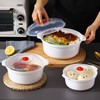 PYSUL Microwave Bowls with Lids Plastic Mixing Bowls Microwave Safe