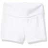 Capezio Little Fold-Over Boyshort-Girls, White, Intermediate