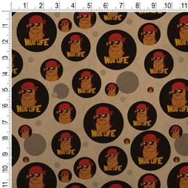 GRAPHICS & MORE Nug Life Chicken Nugget Funny Humor Premium Kraft Gift Wrap Wrapping Paper Roll