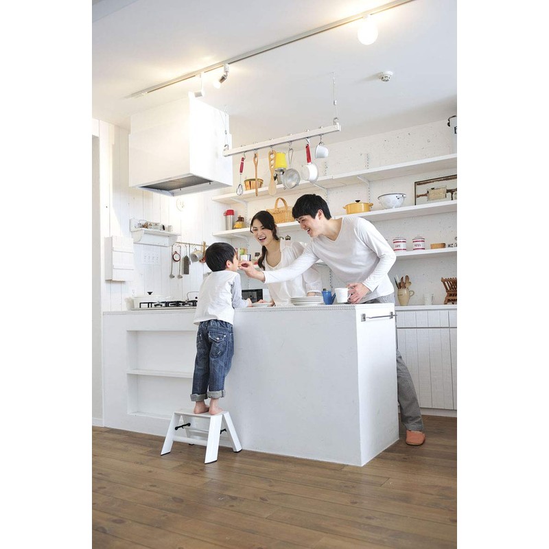 Hasegawa Ladders Ml1.0-1WH Step Ladder, White