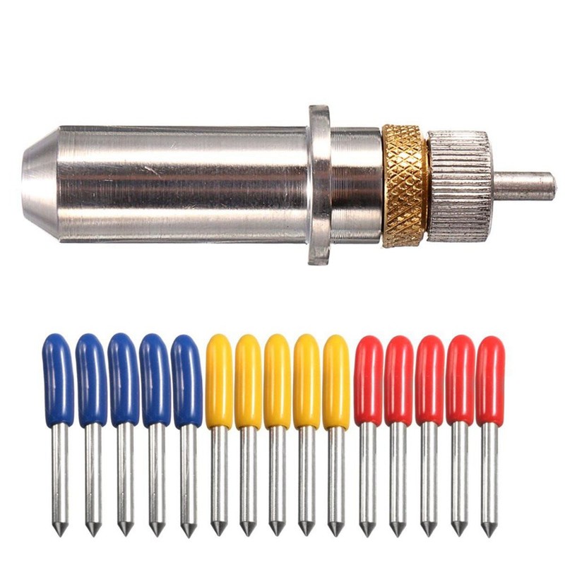GAOHOU 15pcs 30/45/60 Degree Vinyl Cutter Blade for Roland Cutting