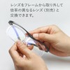 Kenko KTL-5101R-GR YUI Magnifying Glasses, Interchangeable Lenses, Regular Size, 1.6x