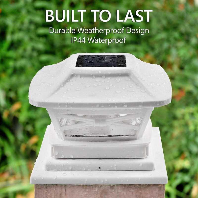 Davinci Lighting Renaissance Solar Outdoor Post Cap Lights - Includes