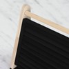 KUKUVR Wooden Ring Display Stand, Velvet 9 Slot Jewelry Organizer
