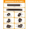Kalkehay 3" W x 16Ft L Brown Line Set Cover