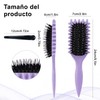 3 PCs Peine para peinar el cabello rizado, Cepillo para