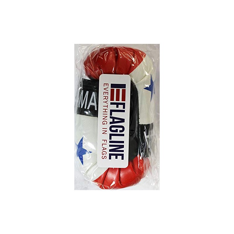 Panama - Novelty Mini Boxing Gloves with Black Snap Connection