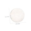 Garneck Pack of 50 Round Natural Shell Discs with Holes